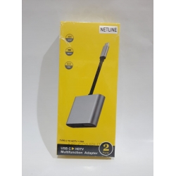 KABEL TYPE C TO VGA+HDMI NETLINE